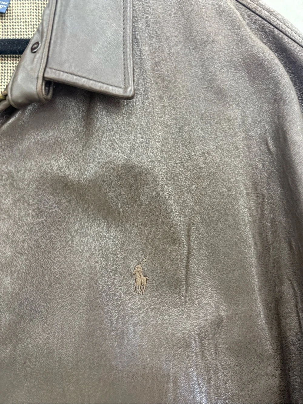 Vintage 90’s Polo Ralph Lauren (2XL) Dark Brown Soft 100% Leather Jacket